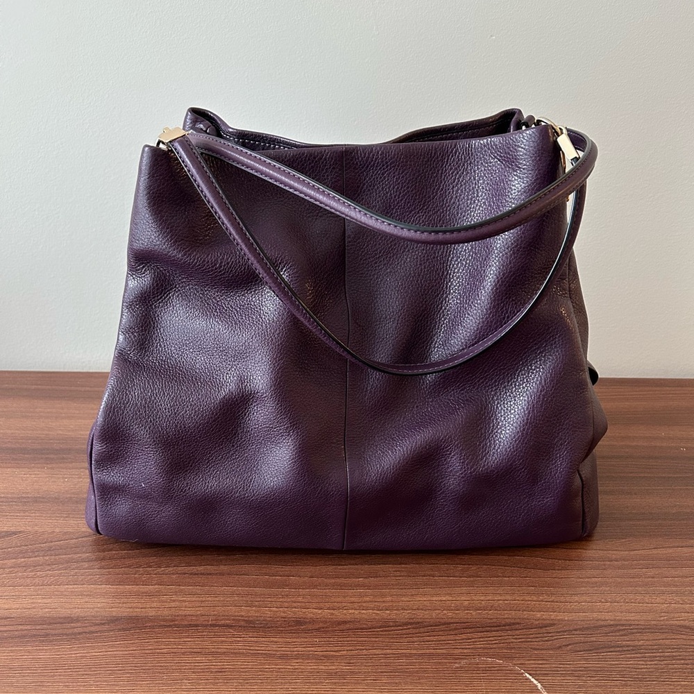 Coach Phoebe Madison Pebbled Leather Shoulder Bag